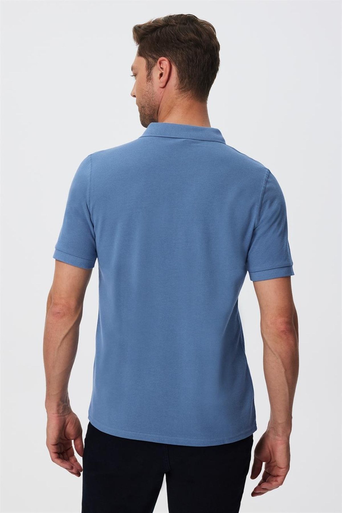 تی شرت آبی مردانه روشن 232 LCM 242048 دوقلوهای Lee Cooper