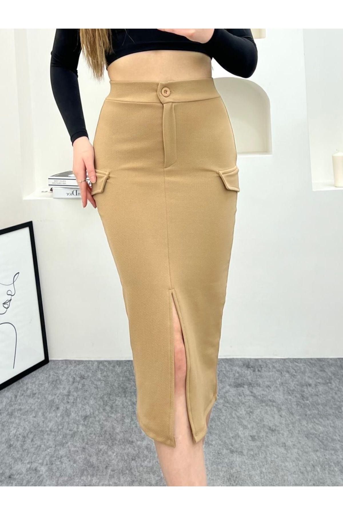 Pencil skirt sales with pockets