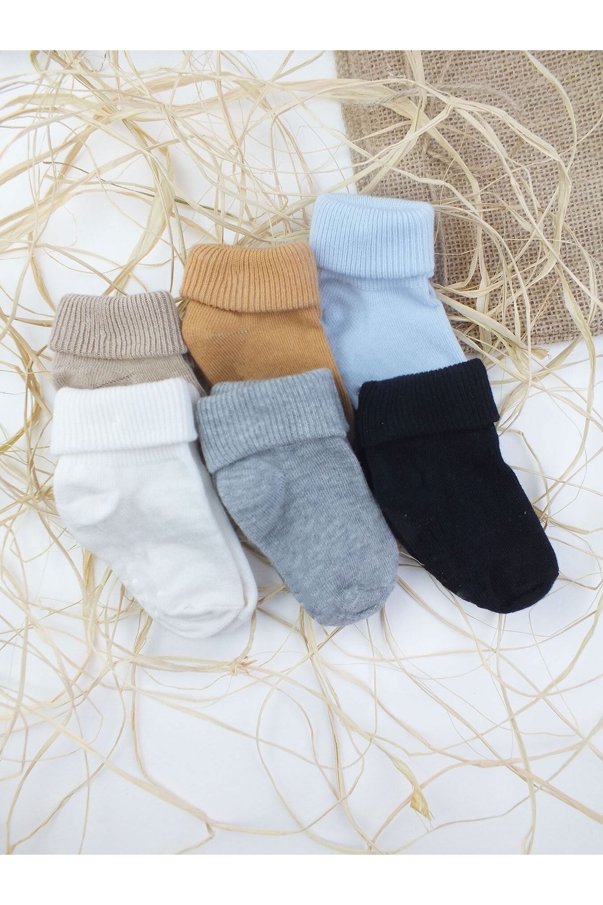 Color Socks 6 Pack Newborn Organic Newborn Baby Socks (extra Soft