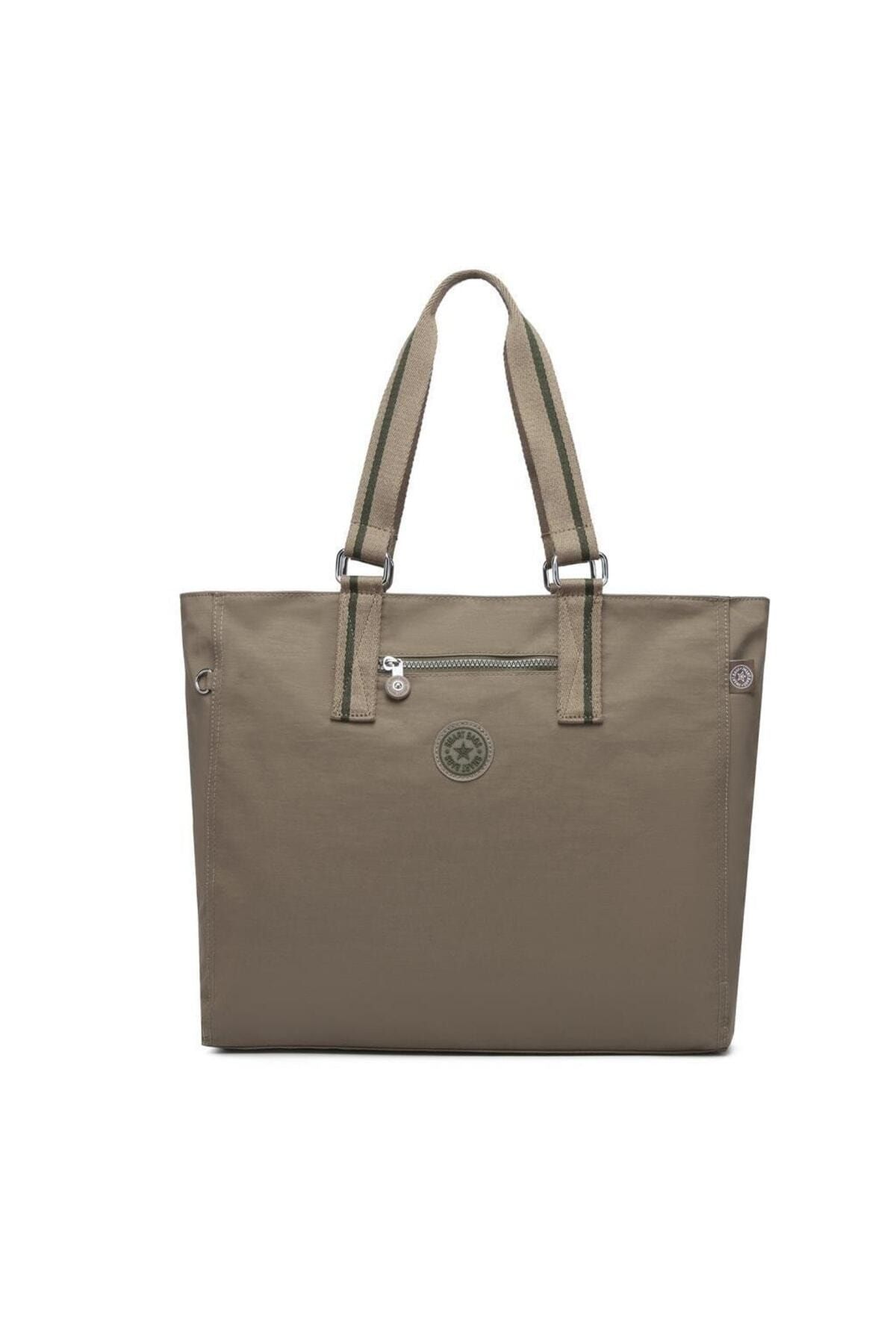 Smart Bags Büyük Boy Omuz Kadın Çantası Krinkıl Kumaş 3184