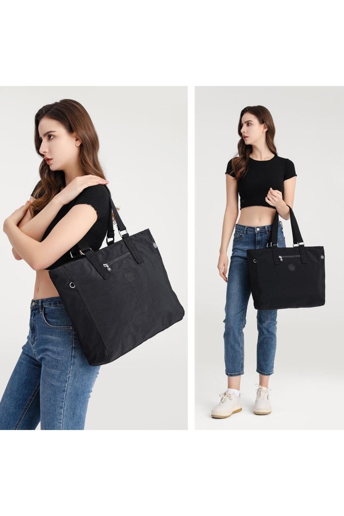 Smart Bags Krinkıl Büyük Boy Omuz Kadın Çantası - Açık Kahve