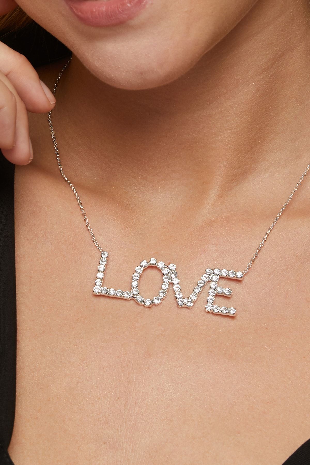 Love online necklace silver