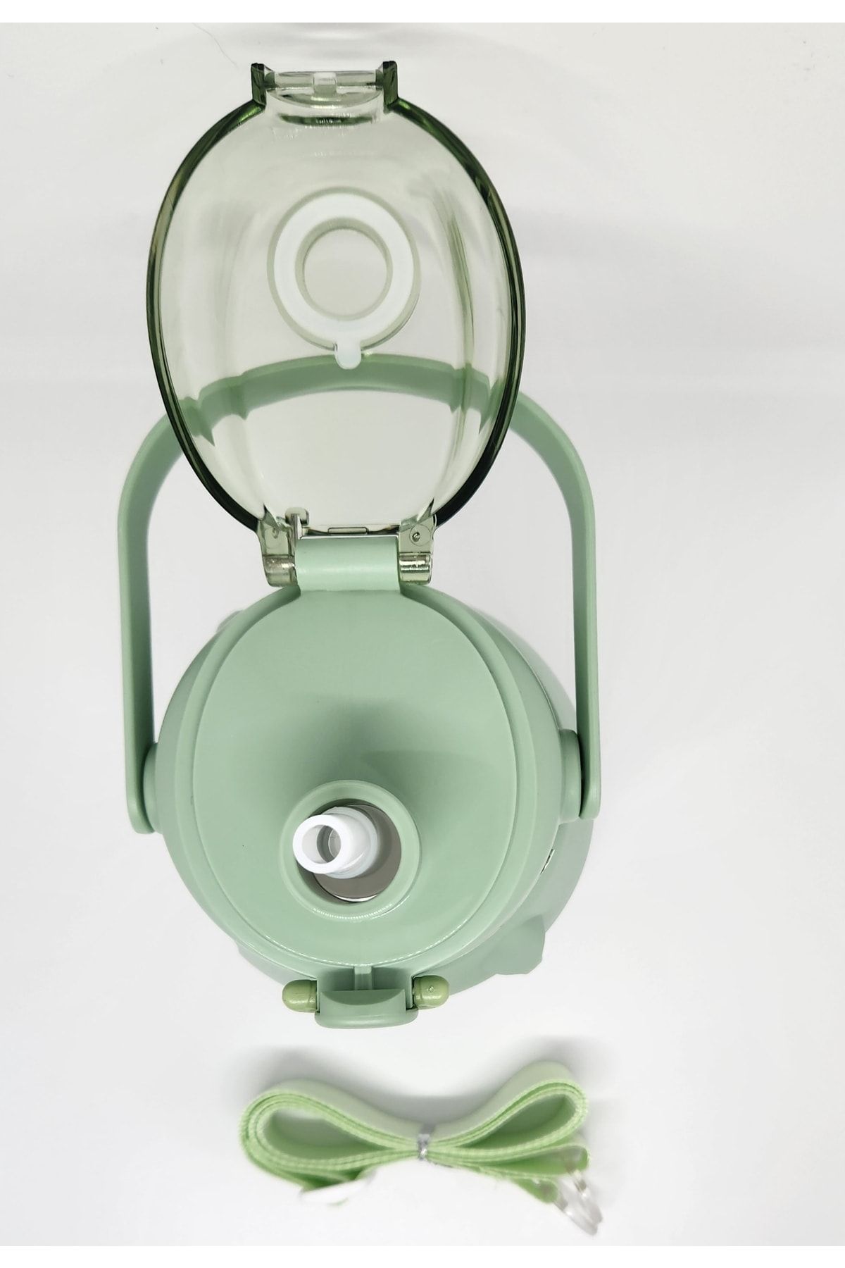 Shotay-St-6642 Green Hippo Tritan 1050ml Tritan Handle Flask 6