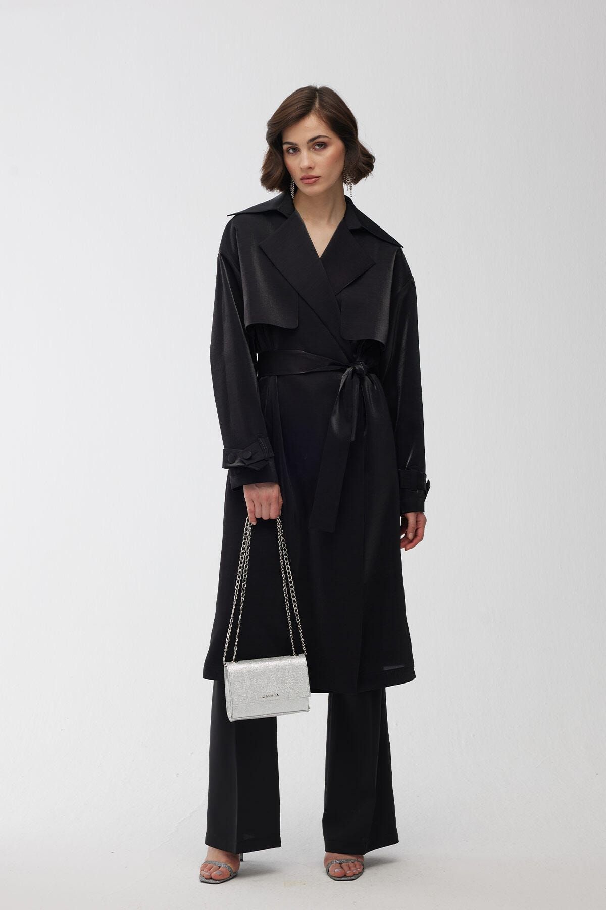 Evening cheap trench coat