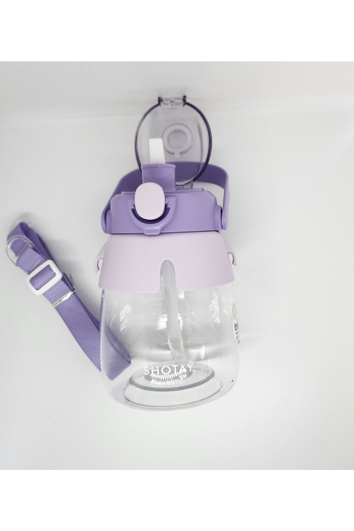 Shotay-St-6642 Purple Hippo Tritan 1050ml Tritan Handle Flask 2