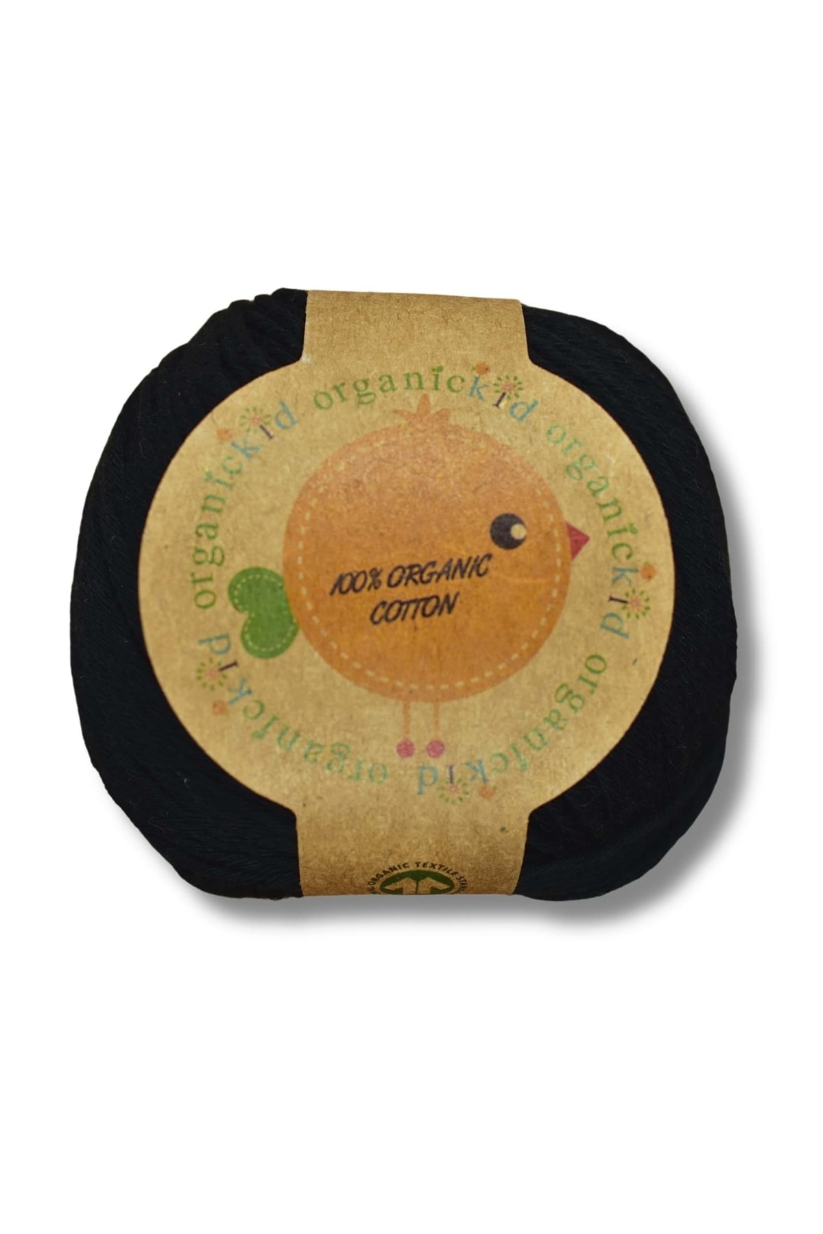 OrganicKid Organik Pamuk Amigurumi Punch 50 gr El Örgü Ipi Siyah