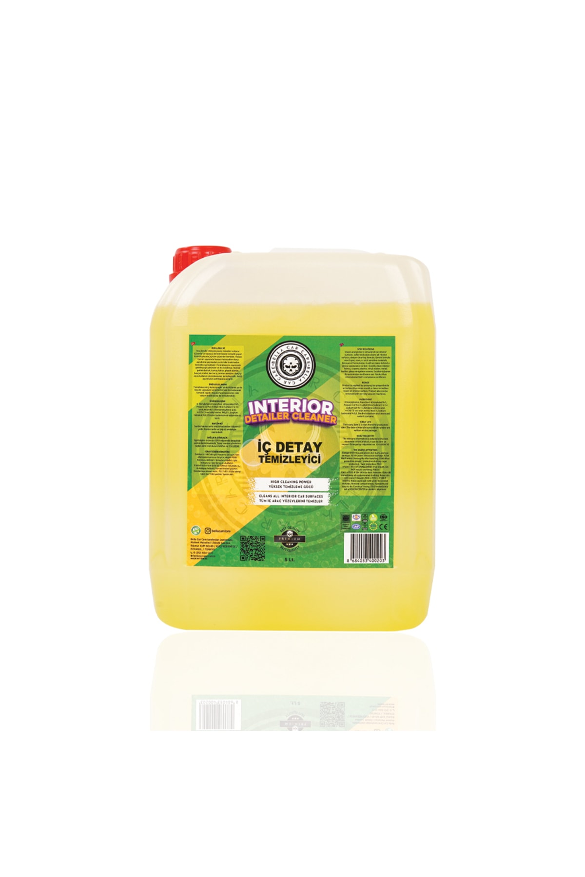 BELLA CAR CARE Oto Ve Ev Koltuk Genel Detay Temizleyici 5lt(KONSANTRE