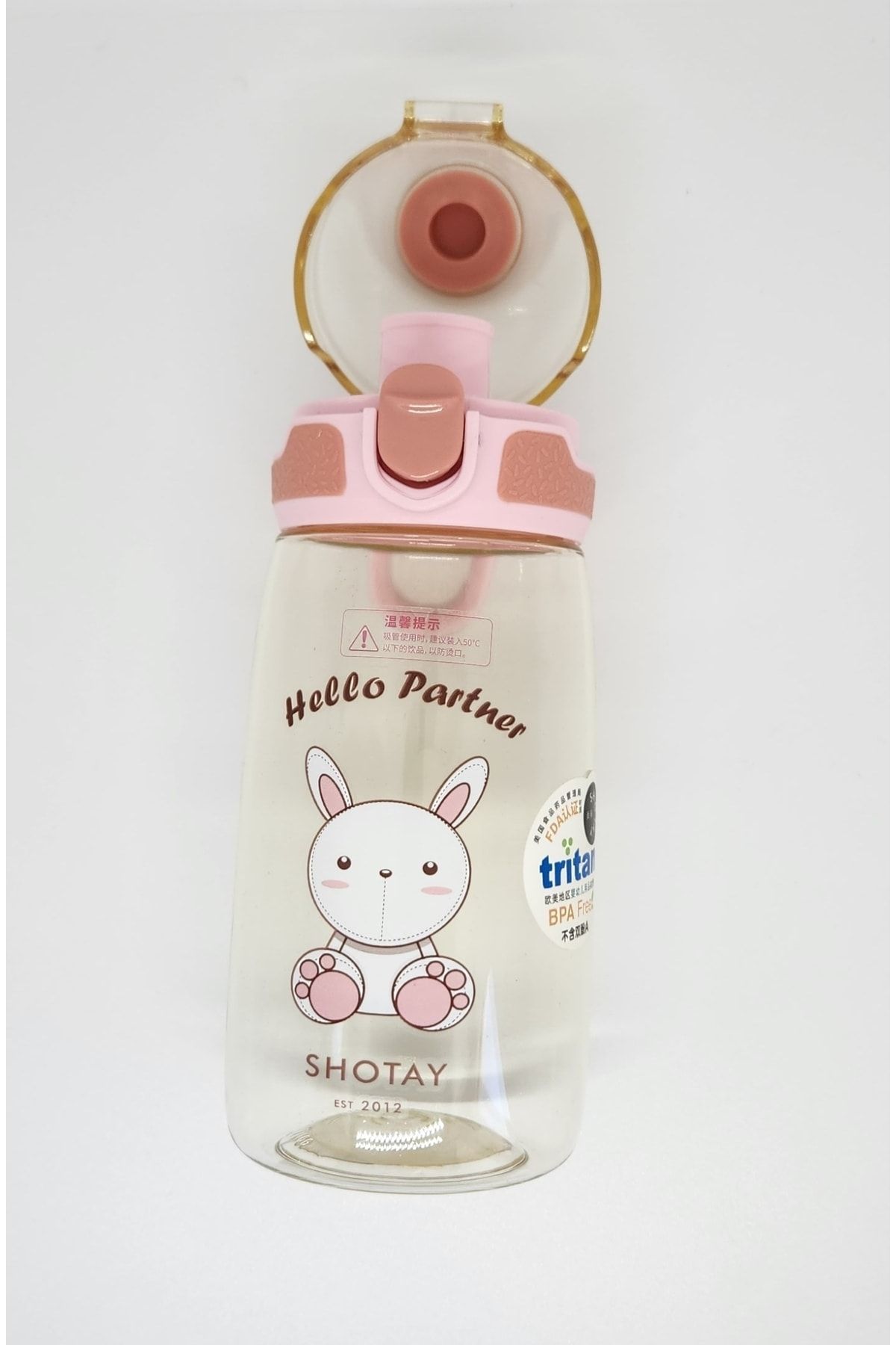 Shotay-St-7009 Child Medium 550ml Rabbit Pattern Pink Color 4