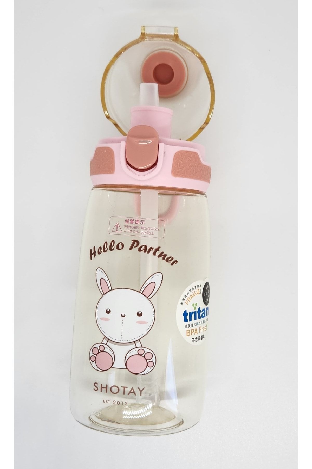Shotay-St-7009 Child Medium 550ml Rabbit Pattern Pink Color 6