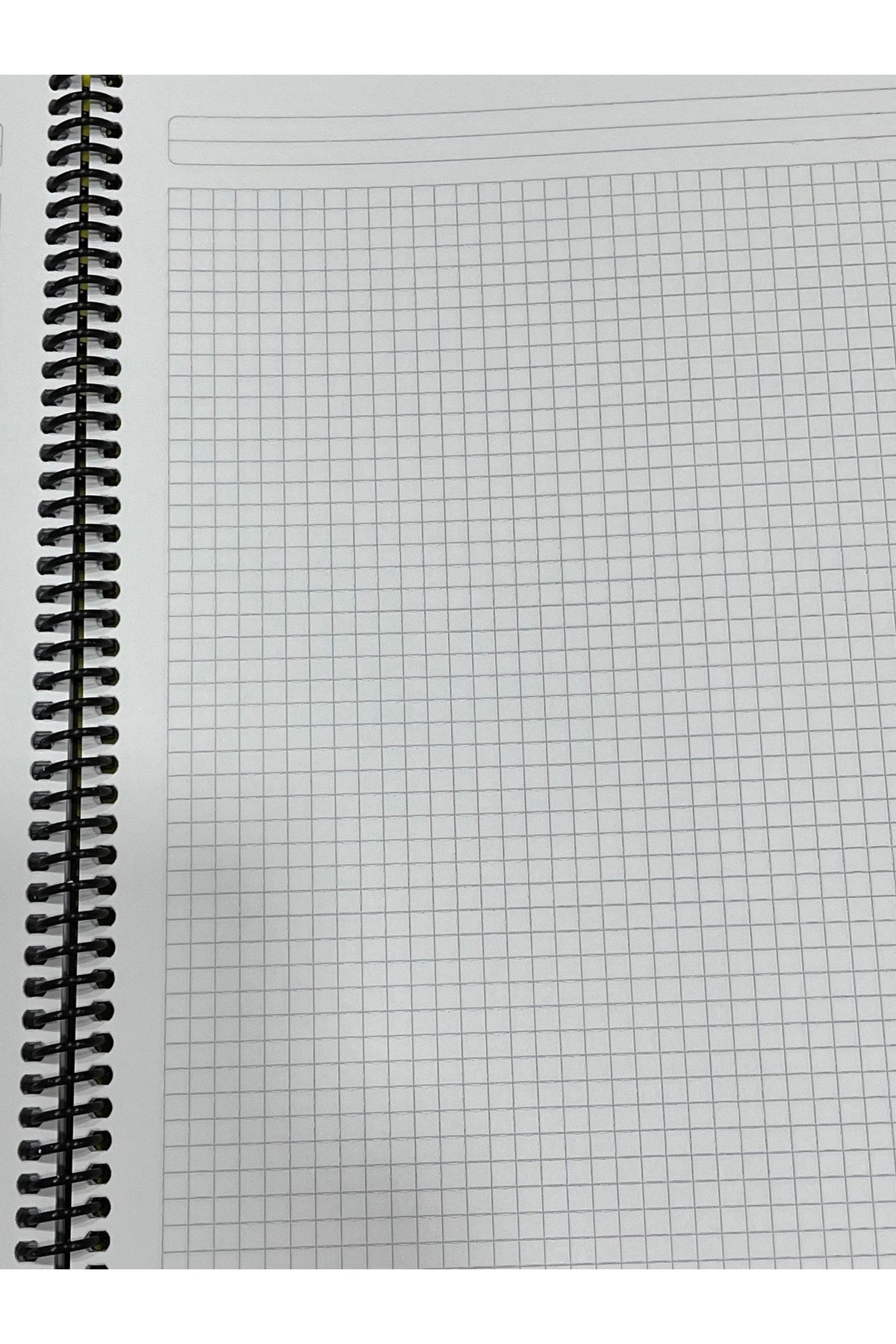 Mynote-Flexi Neon Spiral A4 100 Leaf PP Cover Checked 60 Gr Notebook 2