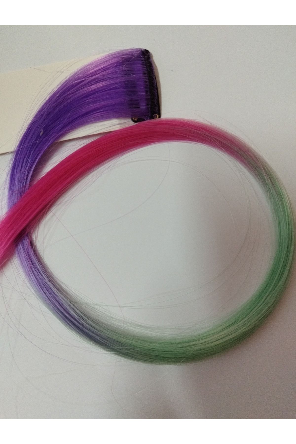 EFLAMEL DESING-Lilac and Pink Hair Glitter Hair Tinsel - Snap Hairpiece Accessory 2