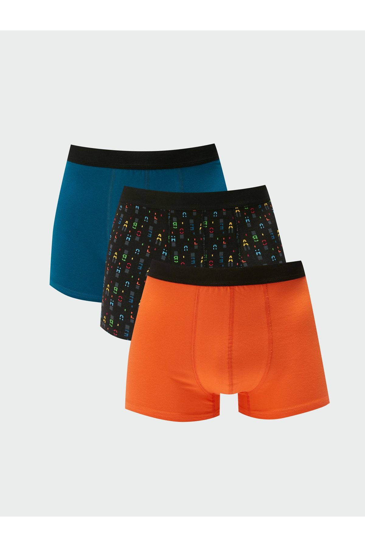 LC Waikiki Boxershorts Schwarz 3-teilig