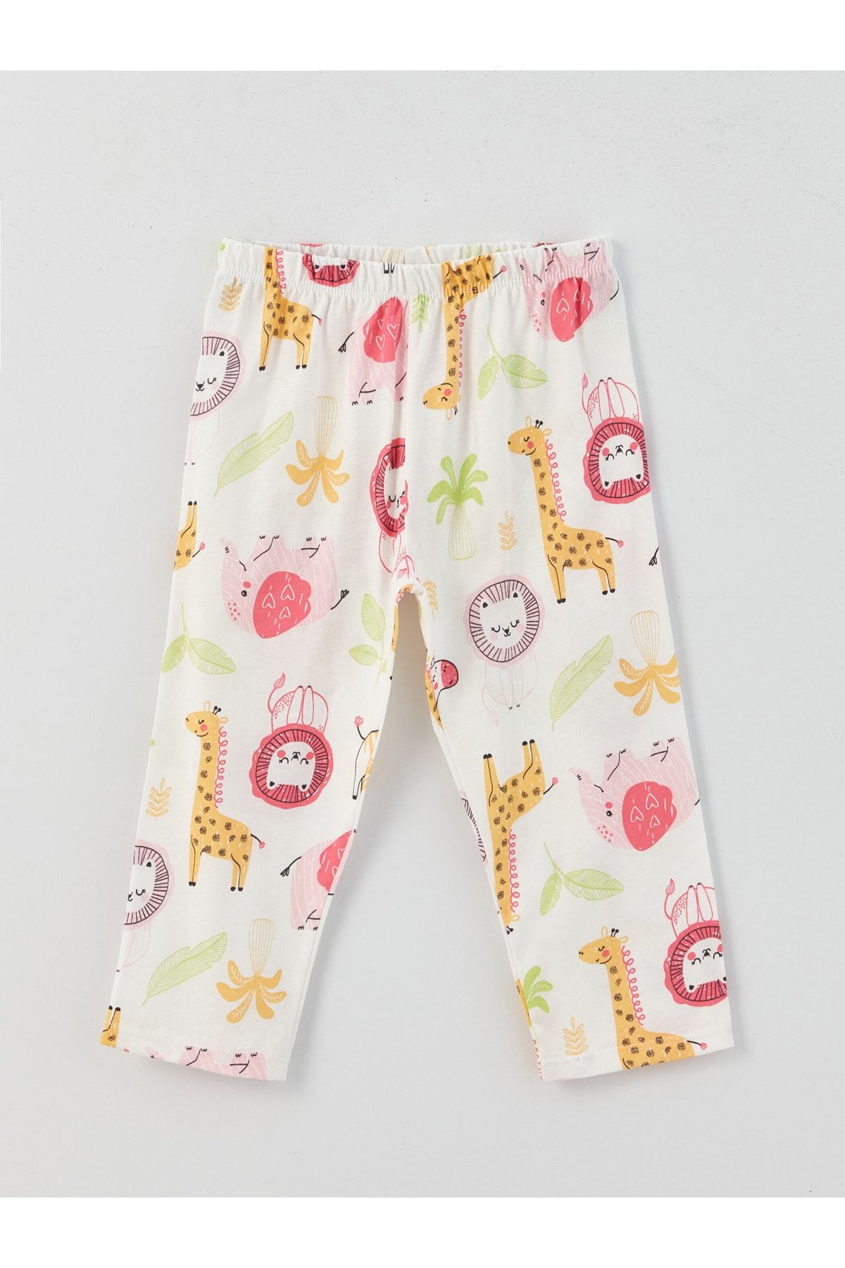 LC Waikiki-Pyjama-Set für Baby-Mädchen mit Polokragen und langen Ärmeln und Aufdruck 3