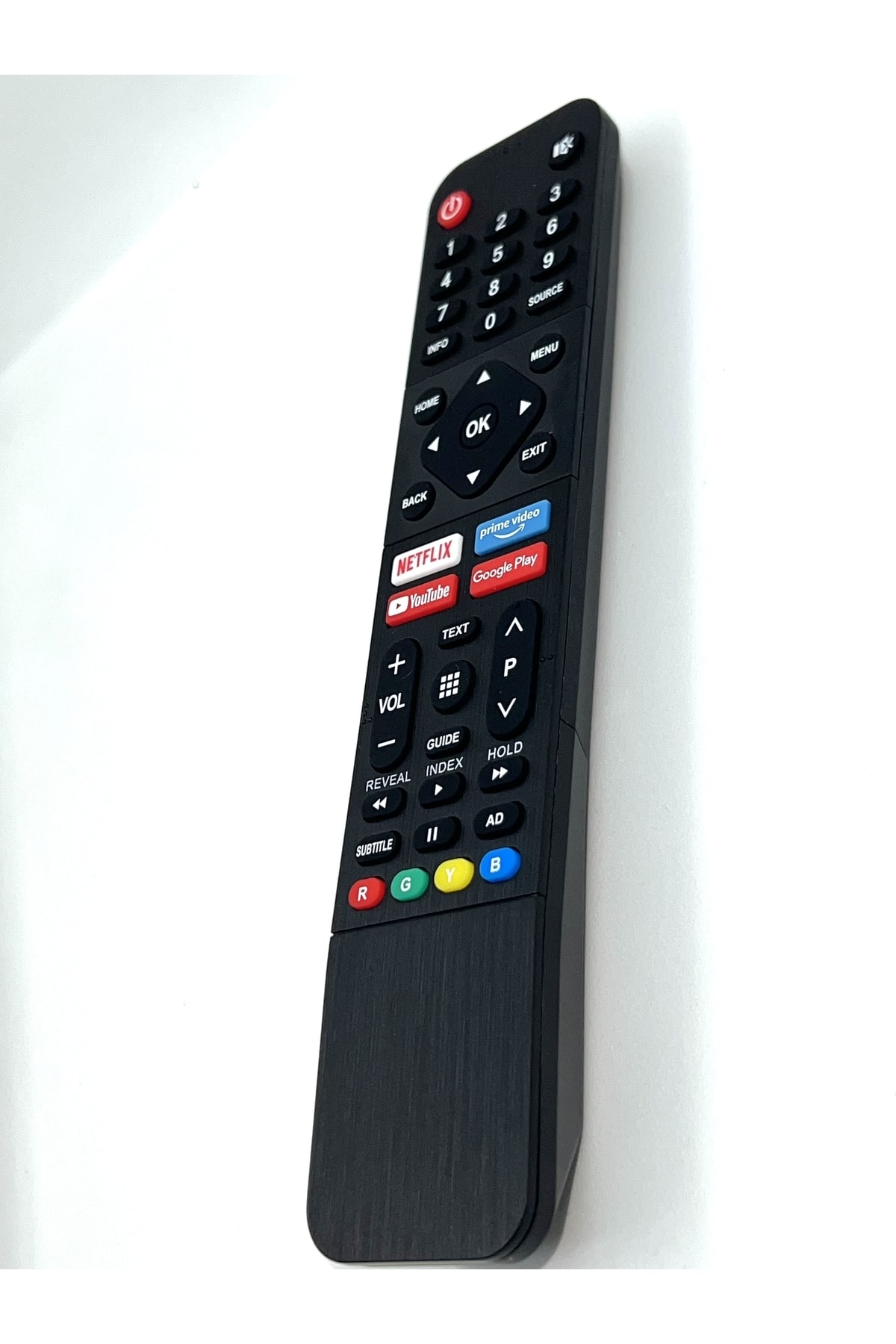 AULCMEET Telecomando Vocale Di Ricambio VS2187RC-2 / VS2187RC Per TV Grundig Android LED Ultra HD