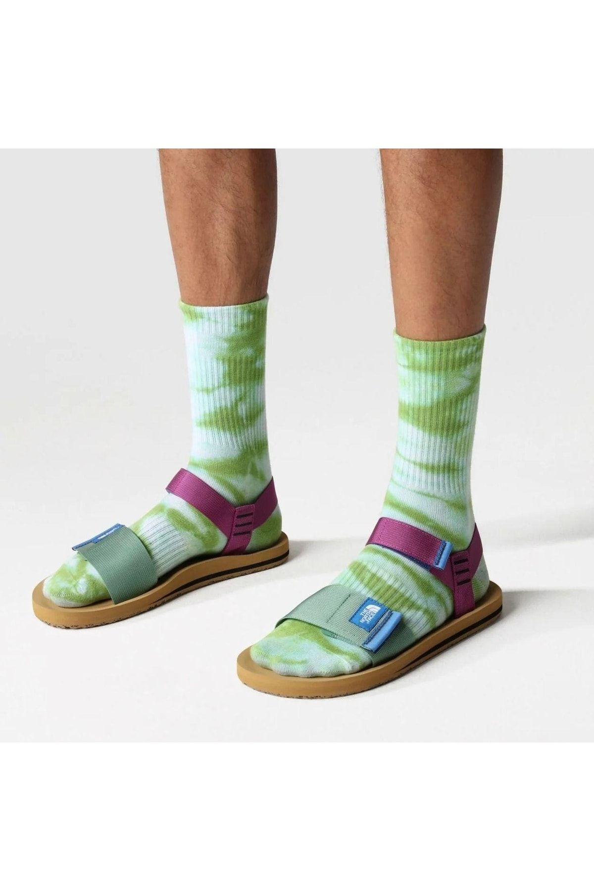 The North Face M Skeena Sandal Men Sandals NF0A46BGIOD1 بنفش سبز