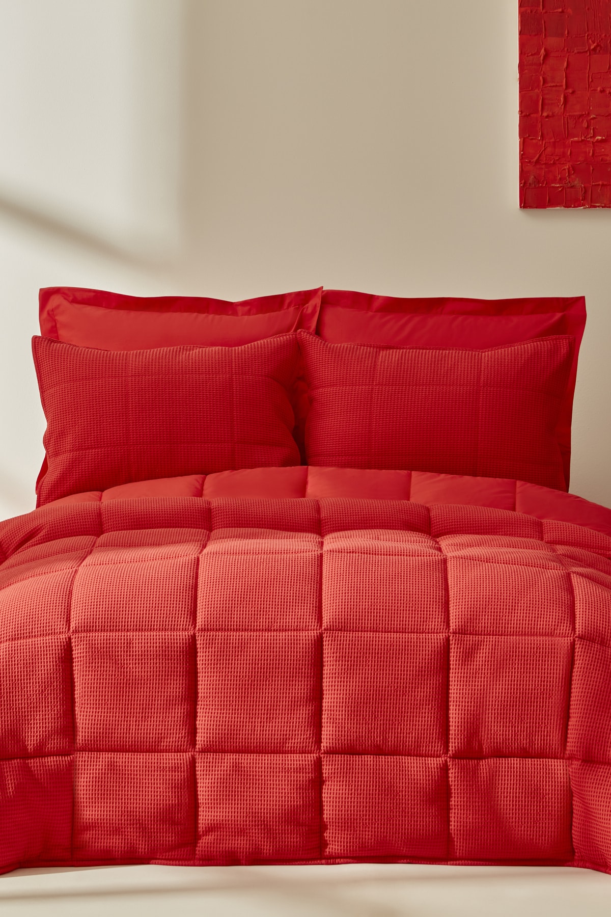 Karaca Home Muse Çift Kişilik Spring Comfort Mercan