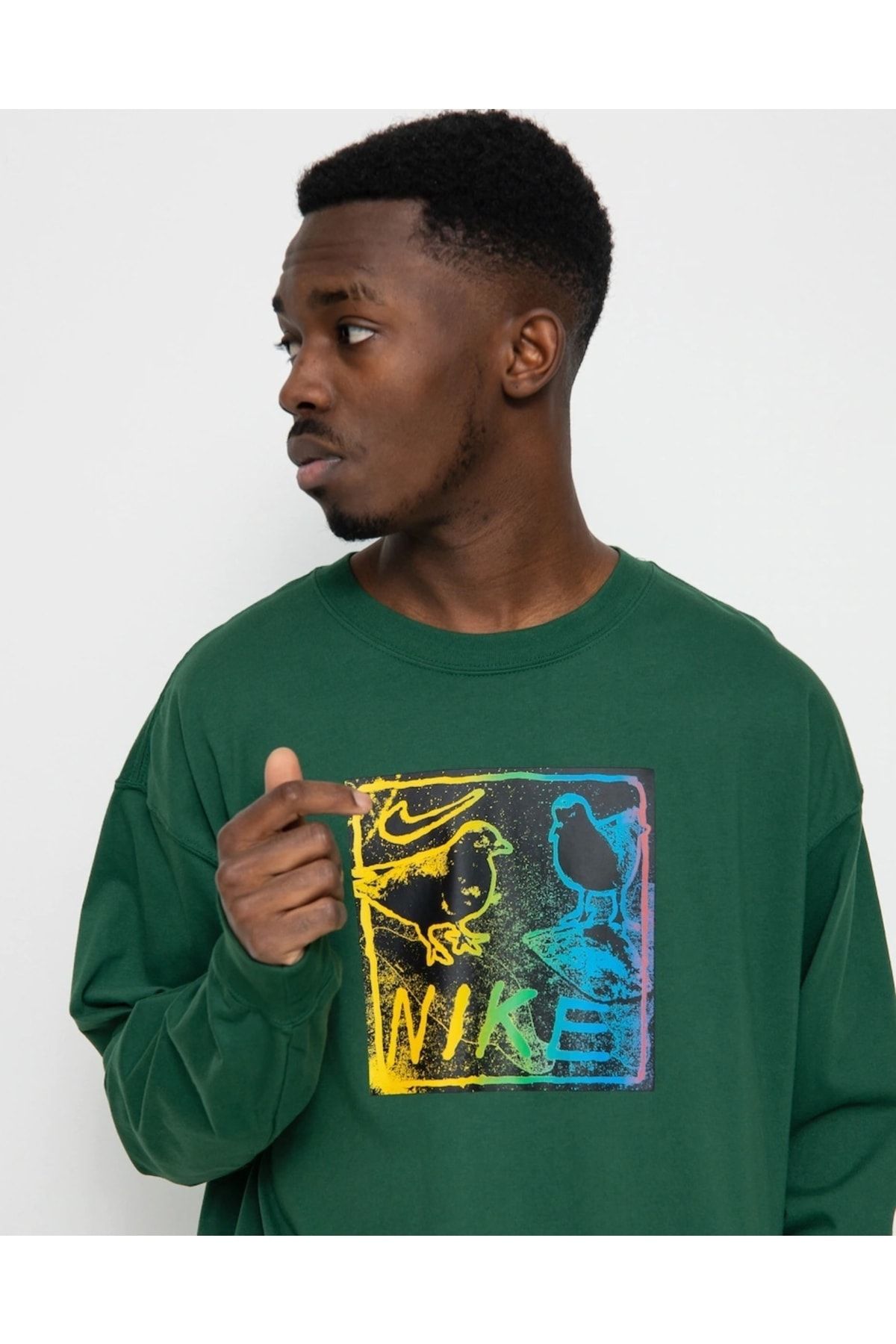Nike Sports T Shirt Green Regular fit Trendyol