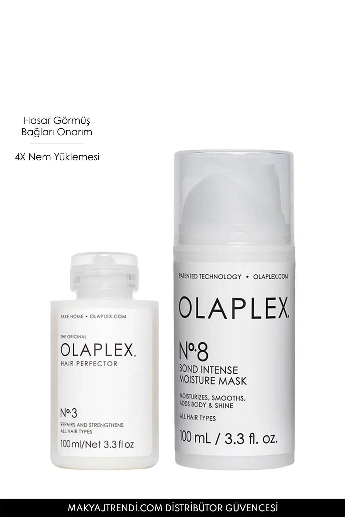 Bond Treatment Duo - Bond Strengthening & Intensive Repair & Moisturizing Care Set Olaplex