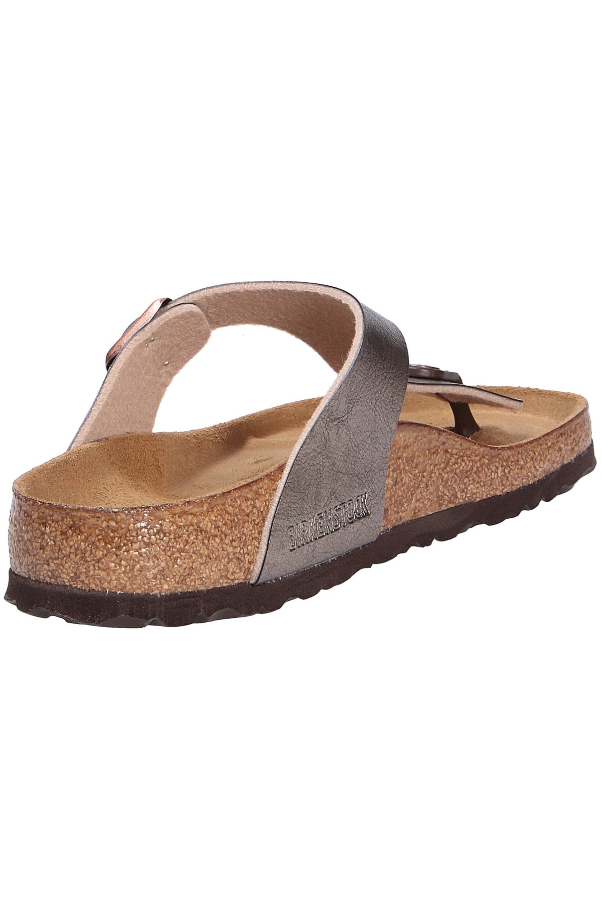 صندل بیرکن استاک زنانه چرم اصل قهوه ای  راسته       | Birkenstock 274-30-0049 DE - تصویر 5
