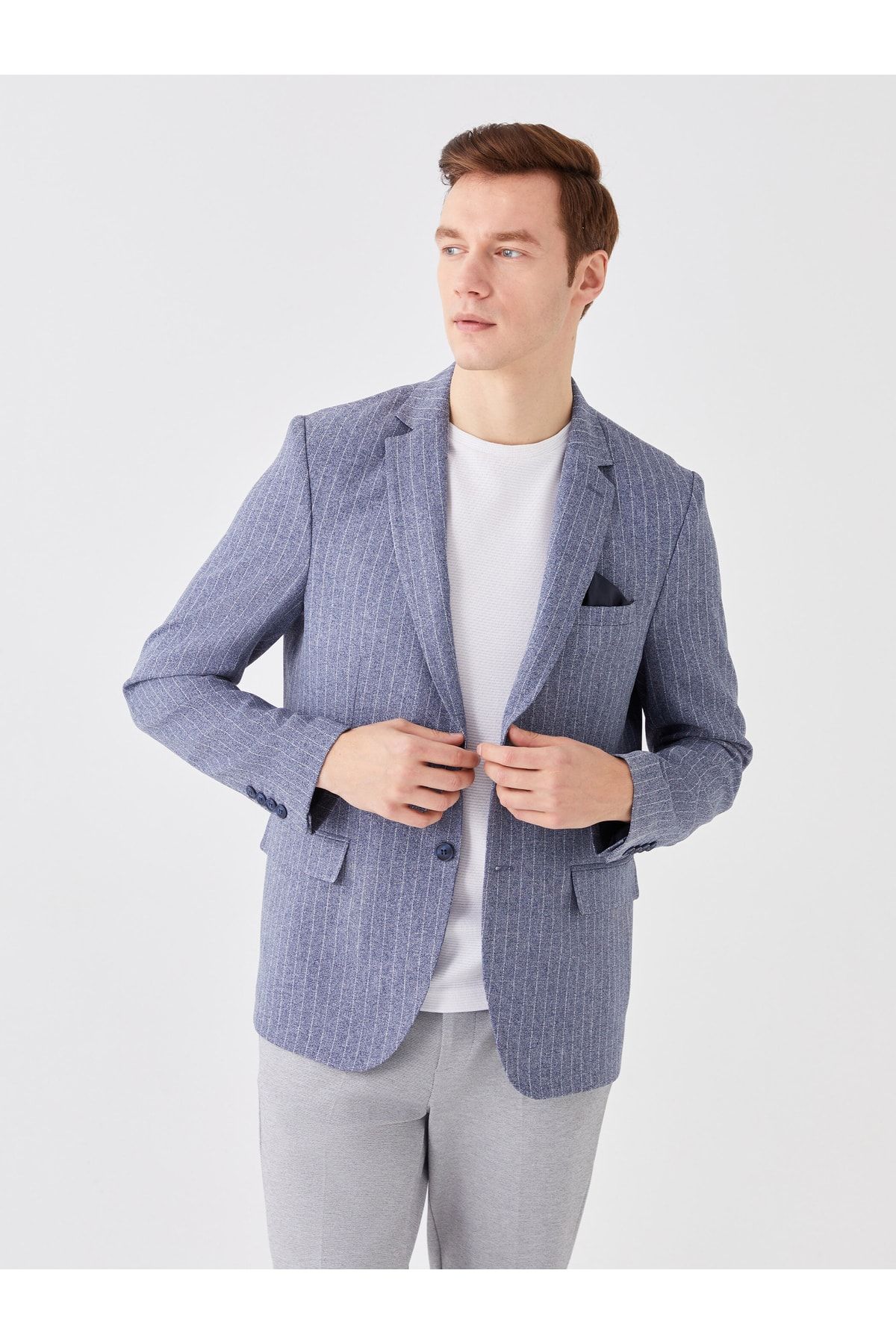 LC Waikiki-Standardmäßige Herren-Blazerjacke 1