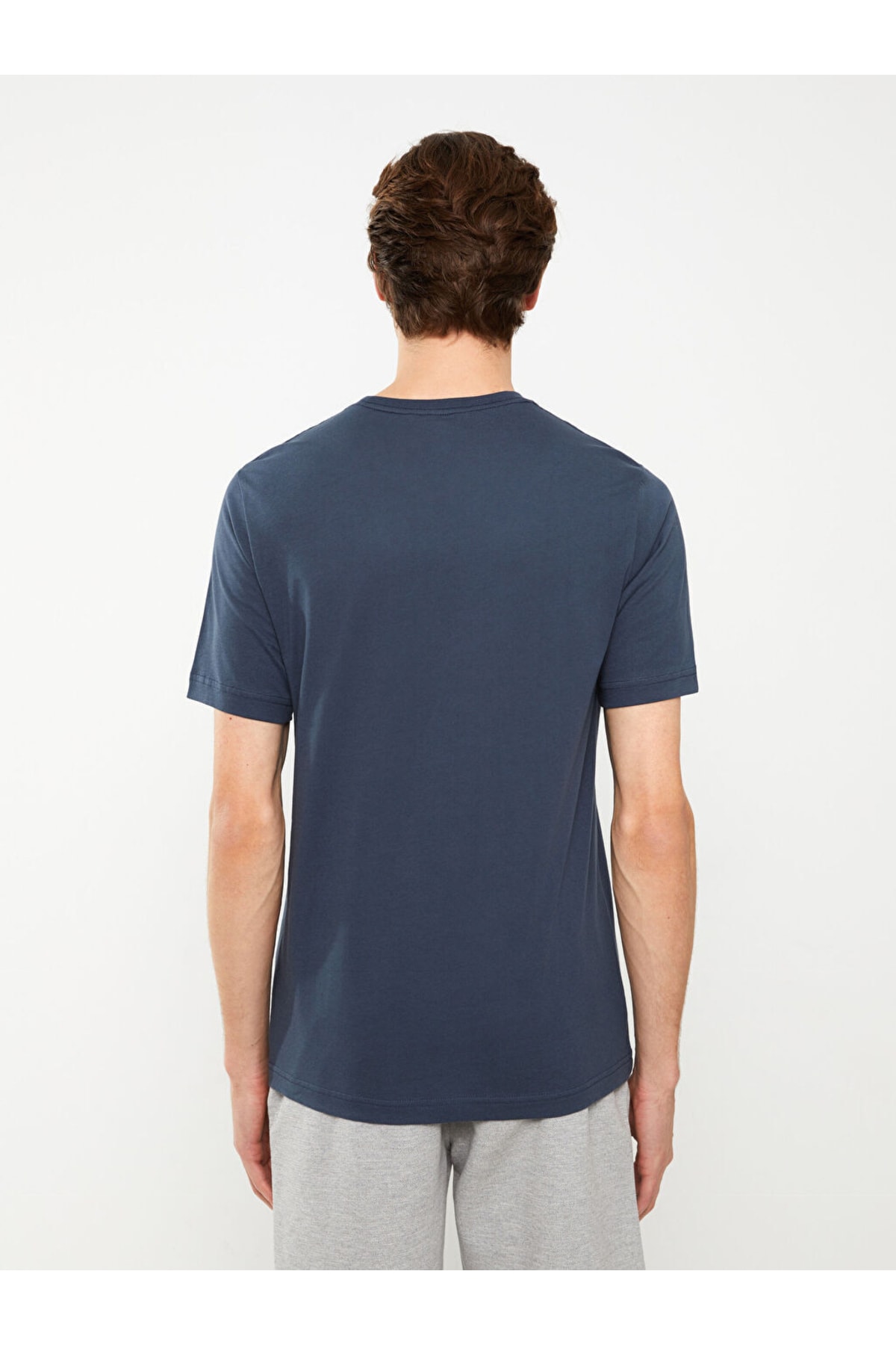 تیشرت مردانه آبی سرمه ای ال سی وایکیکی | s30113z8deleted1740304185 اورجینال - تصویر 5