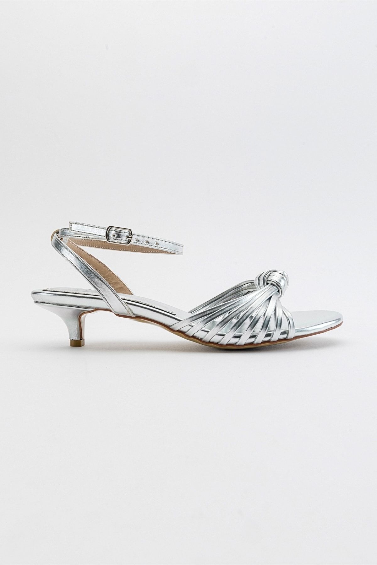 LuviShoes-Vind Lame Metallic Women's Heeled Sandals 6