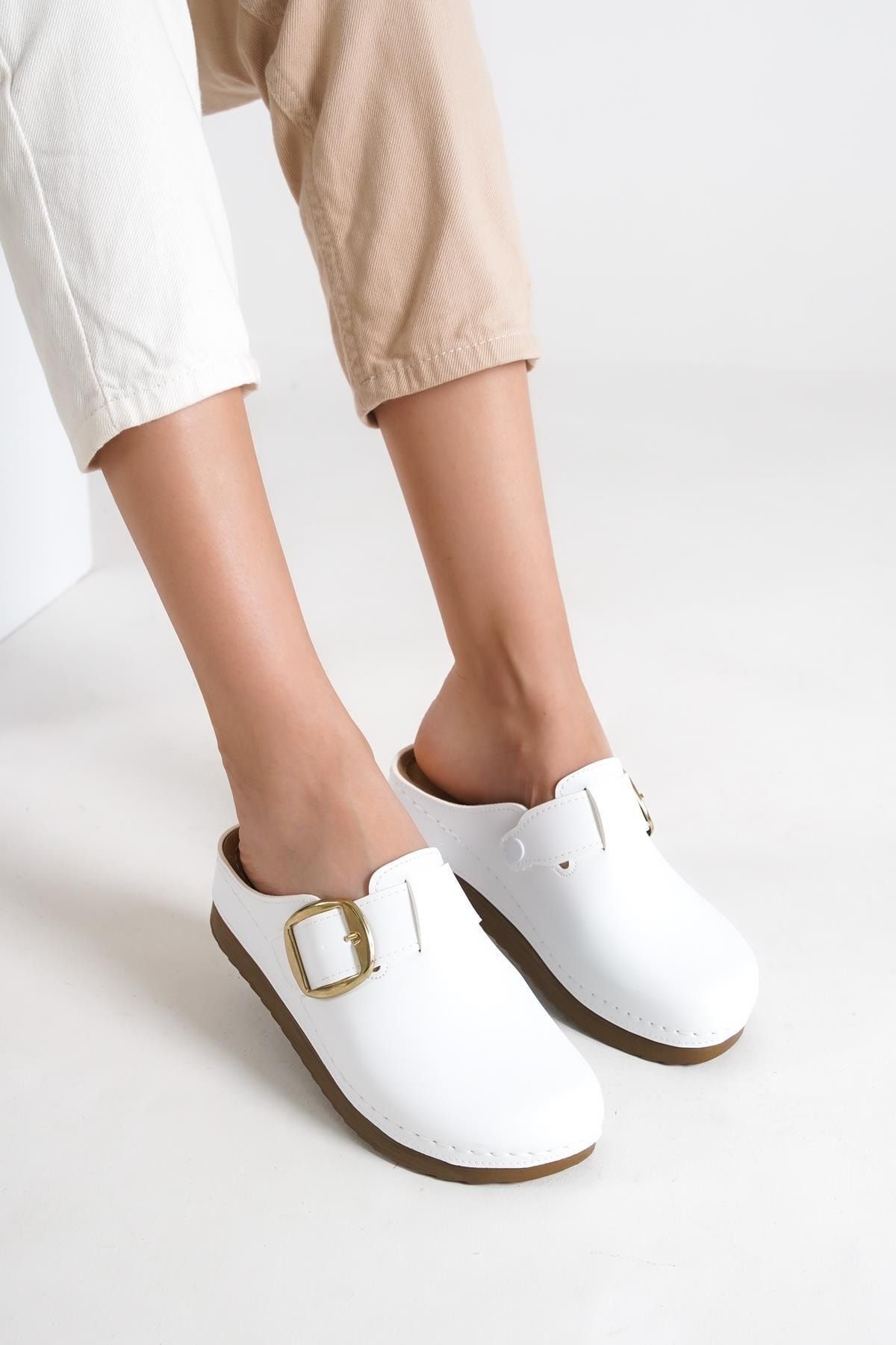 Capone Outfitters-Anatomická měkká pohodlná podrážka na klínovém podpatku Mother pantofle 1