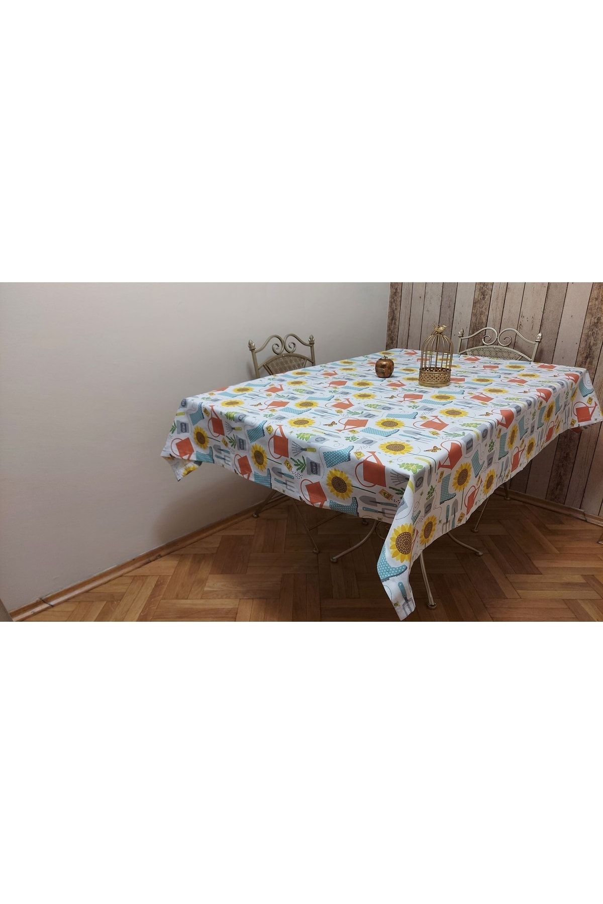 gonk-Rectangular Duck (LIQUID PUSHER, SPOT-PROOF) Fabric, Dining Table Cloth 5