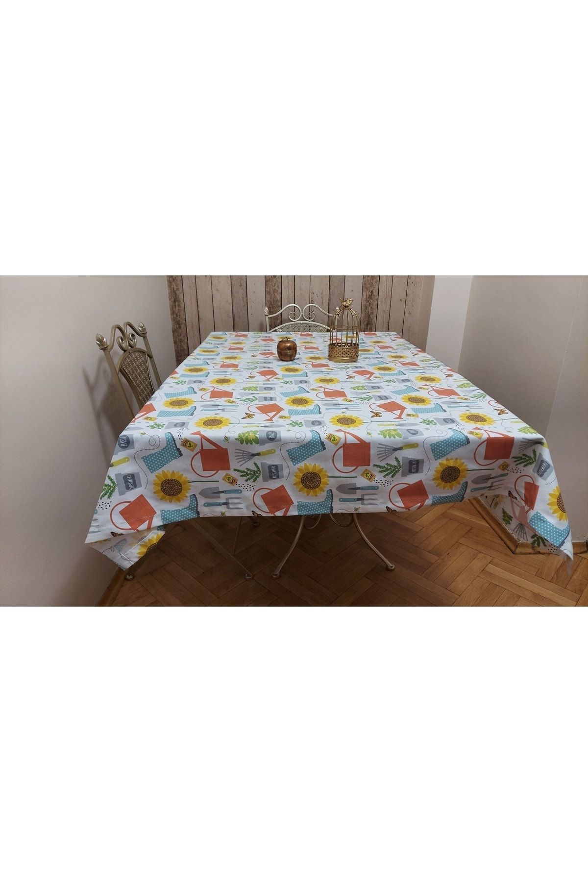 gonk-Rectangular Duck (LIQUID PUSHER, SPOT-PROOF) Fabric, Dining Table Cloth 6
