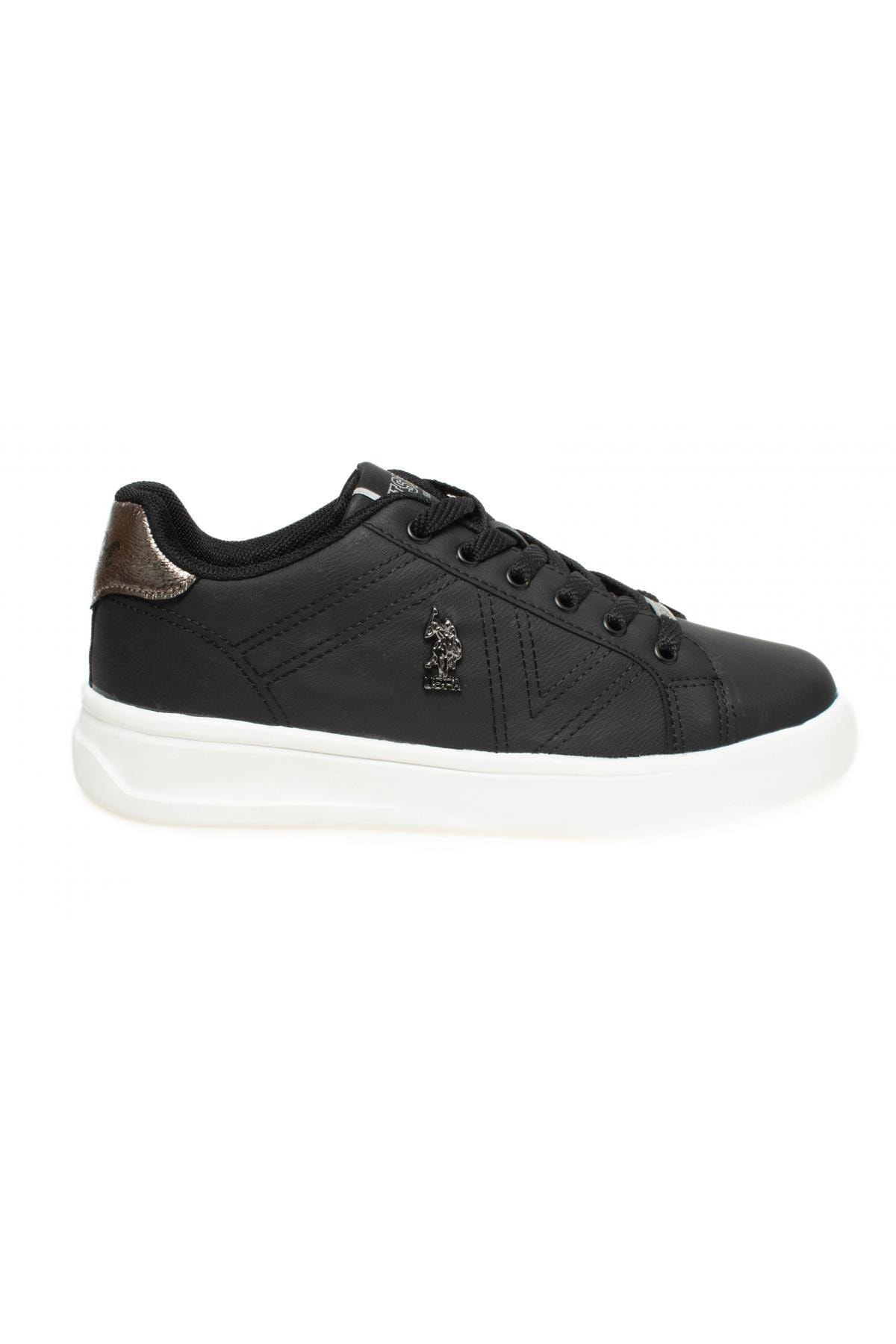 کفش U.S. Polo Assn. یو اس پولو زنانه مشکی روزمره Exxy-z اورجینال - تصویر 3