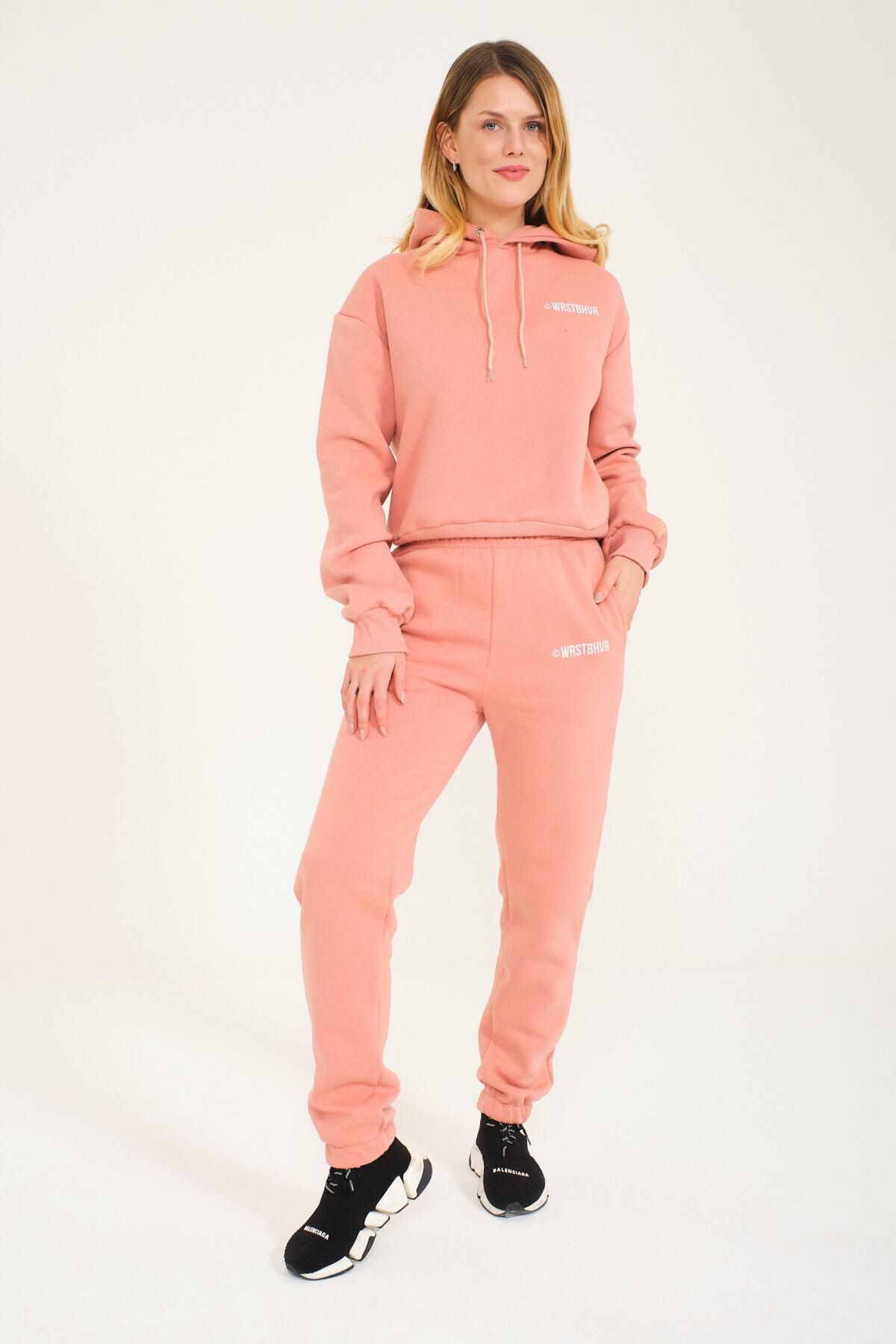Balenciaga sweatsuit shop womens orange