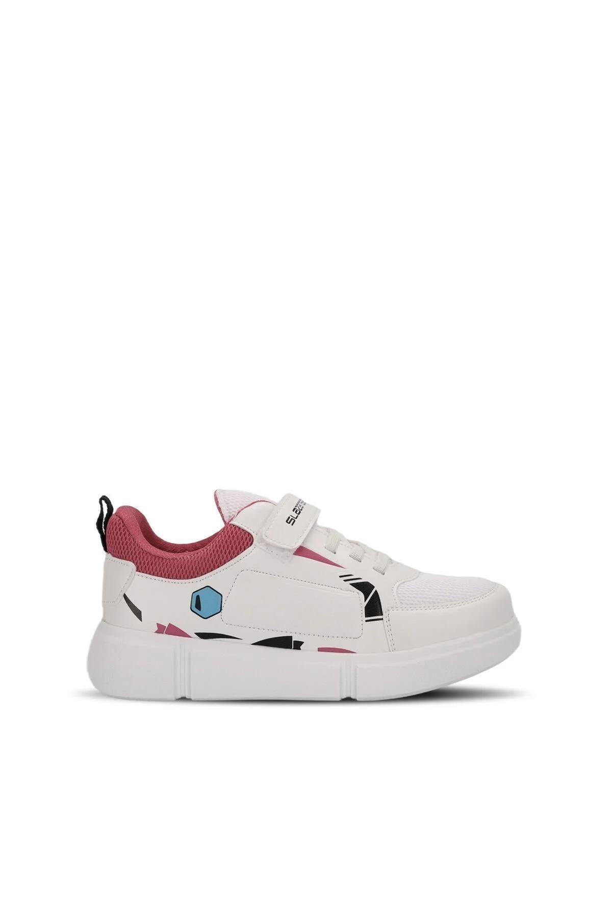Slazenger Flacher Schuh Weiß Flacher Absatz