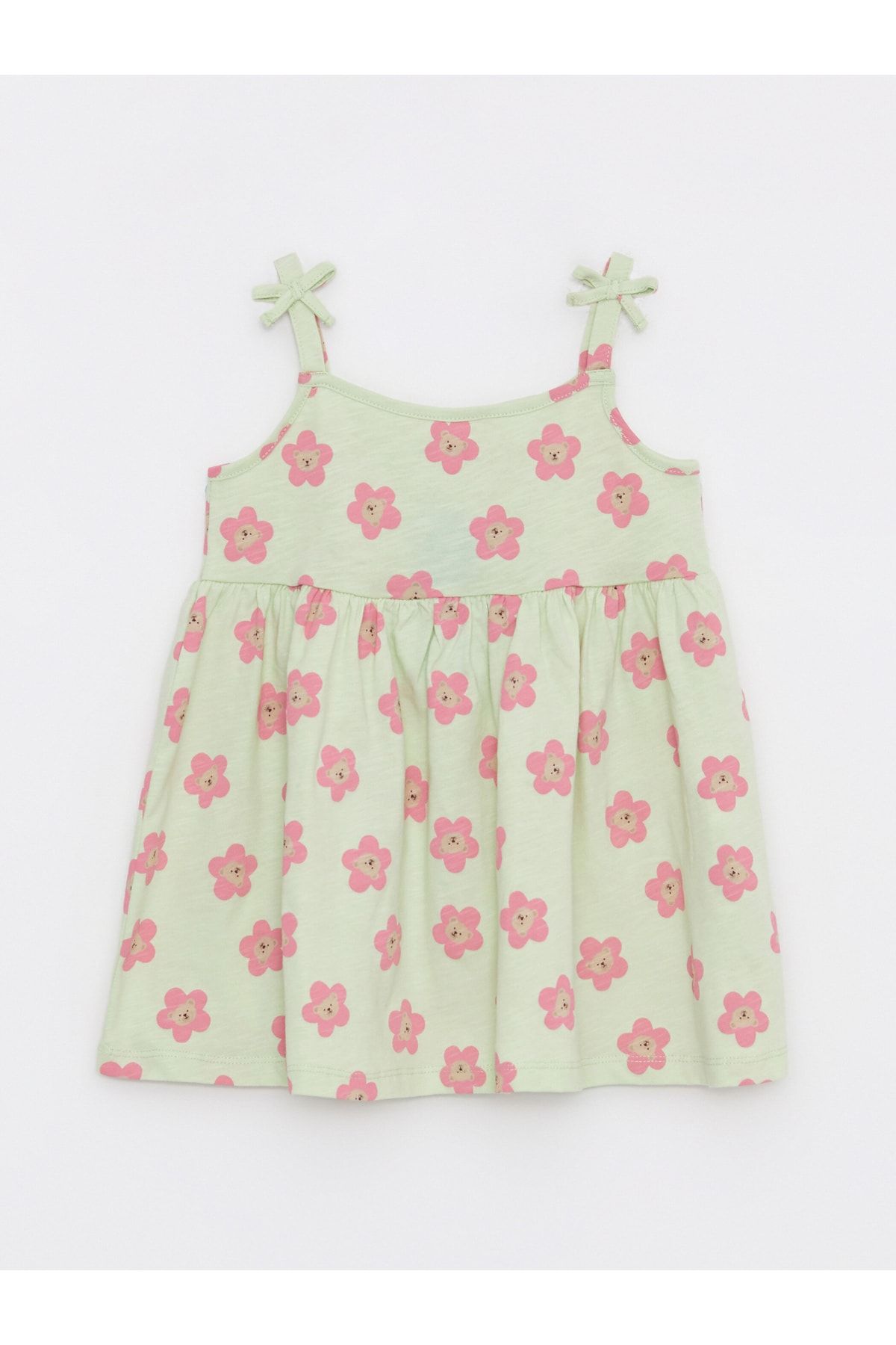 LC Waikiki Kleid Grün A-Linie