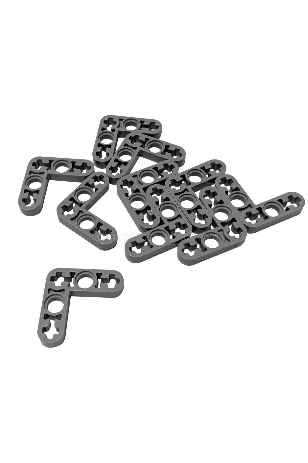 LEGO-Original Technic Custom Liftarm Modified Bent Thin L-shape 3 X 3 Dark Gray 4 Pieces Will Be Sent 1