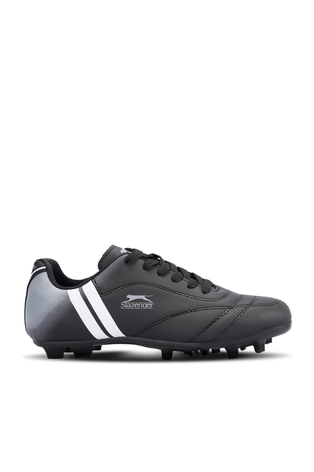 Slazenger Football Boots for Boys Mark Krp Black White