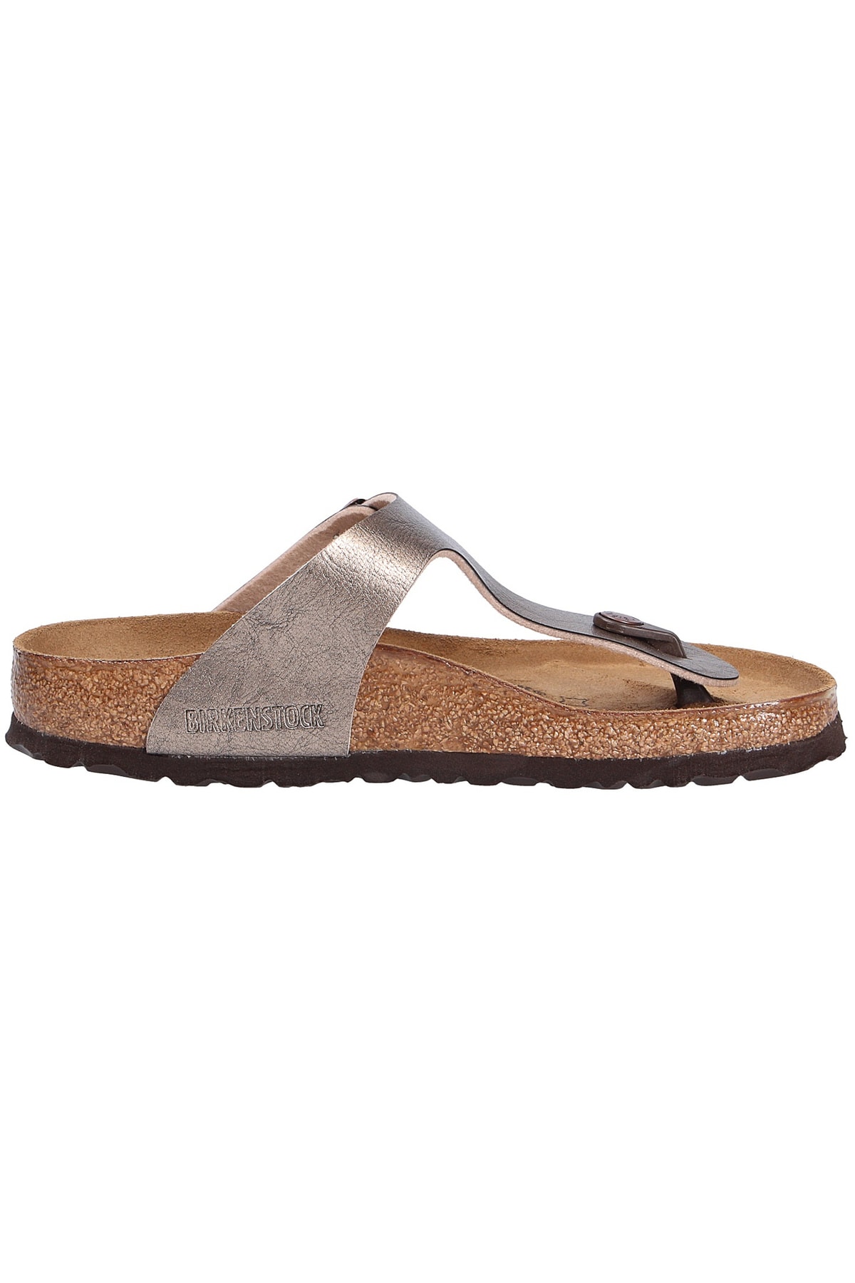صندل بیرکن استاک زنانه چرم اصل قهوه ای  راسته       | Birkenstock 274-30-0049 DE - تصویر 4