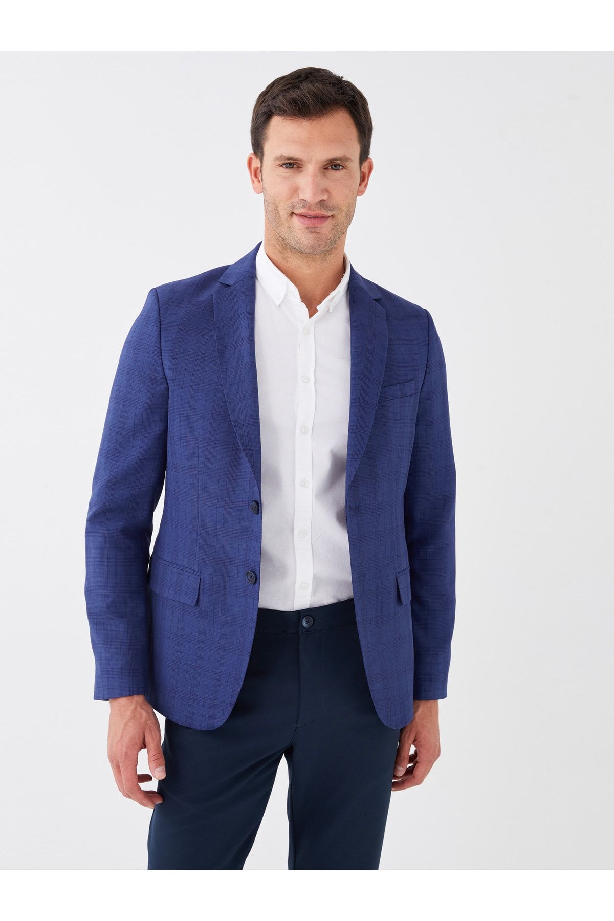 LC Waikiki Blazer Dark blue Regular fit Trendyol