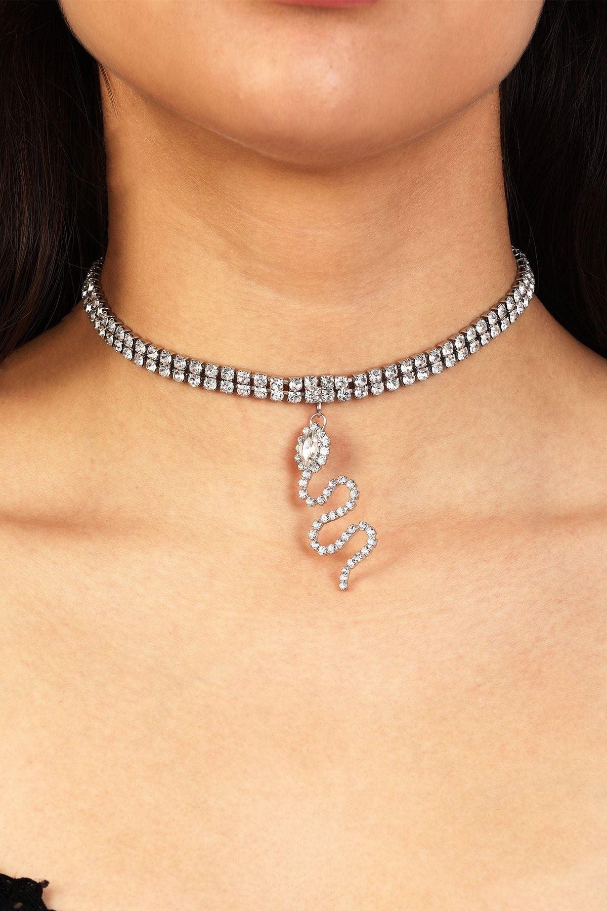Diamond shop choker womens