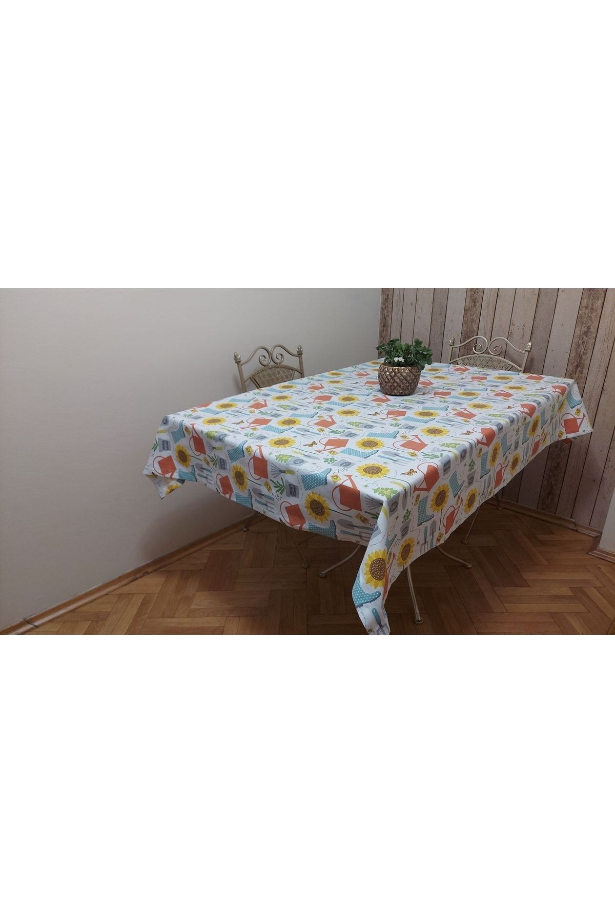 gonk-Rectangular Duck (LIQUID PUSHER, SPOT-PROOF) Fabric, Dining Table Cloth 4