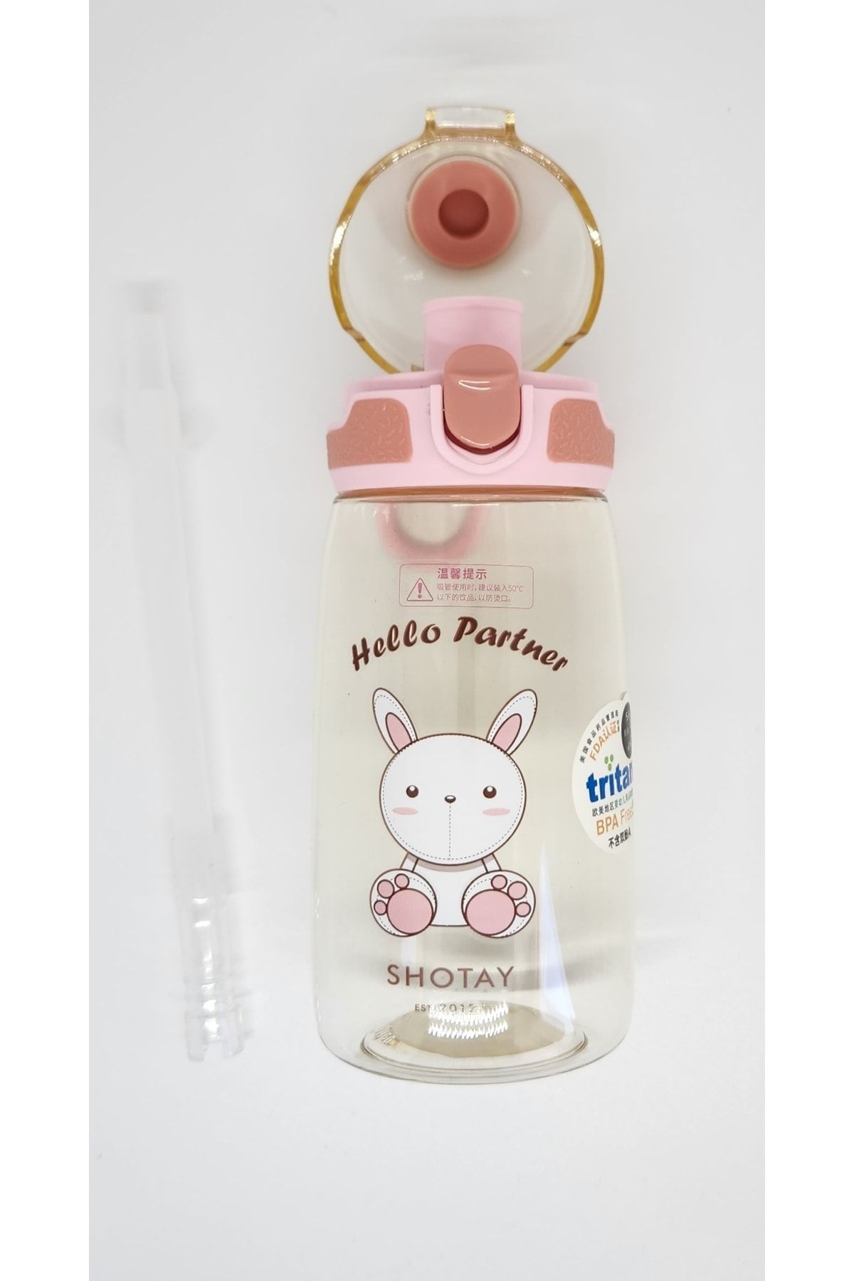 Shotay-St-7009 Child Medium 550ml Rabbit Pattern Pink Color 3
