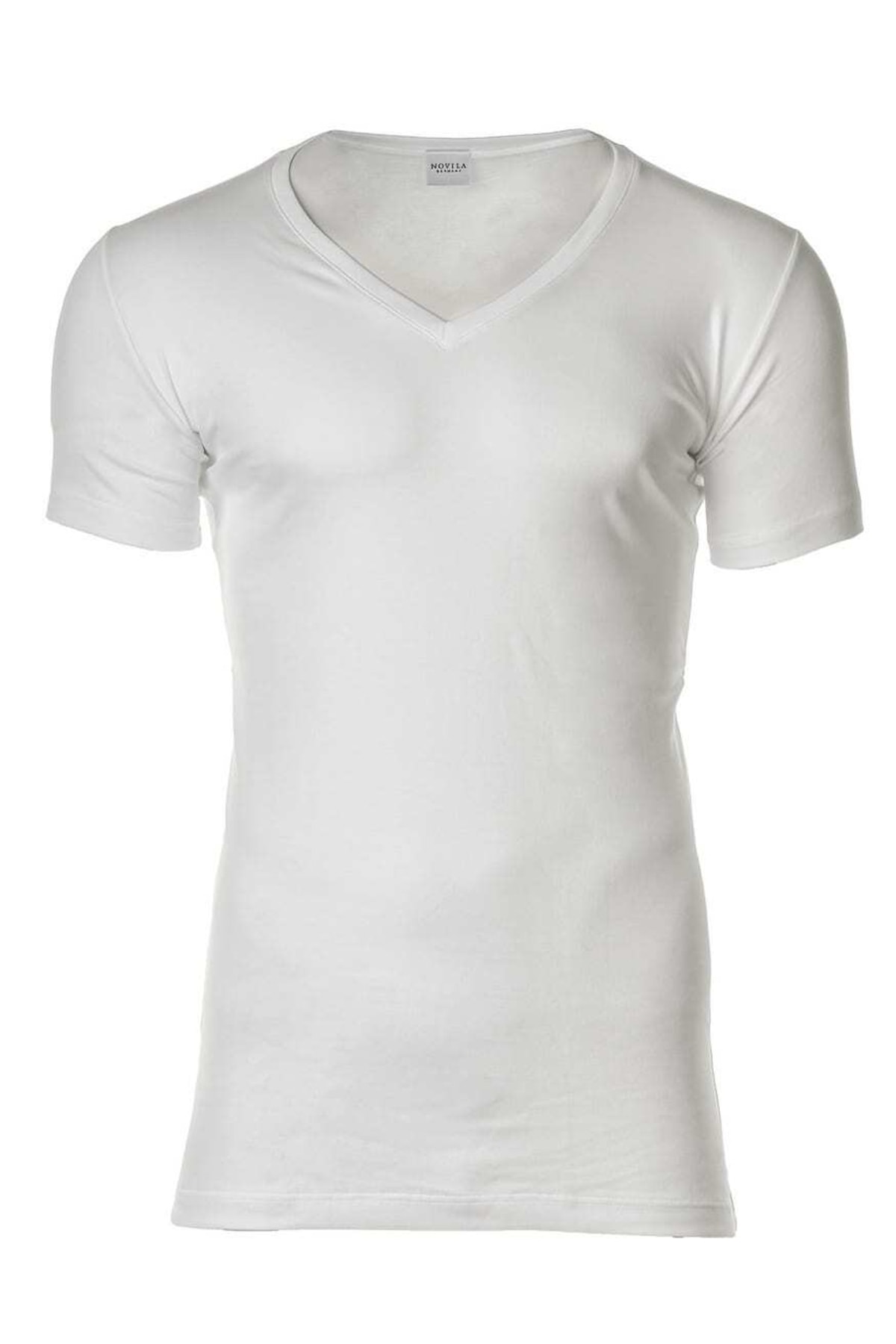 NOVILA T-Shirt Weiß Regular Fit Fast ausverkauft