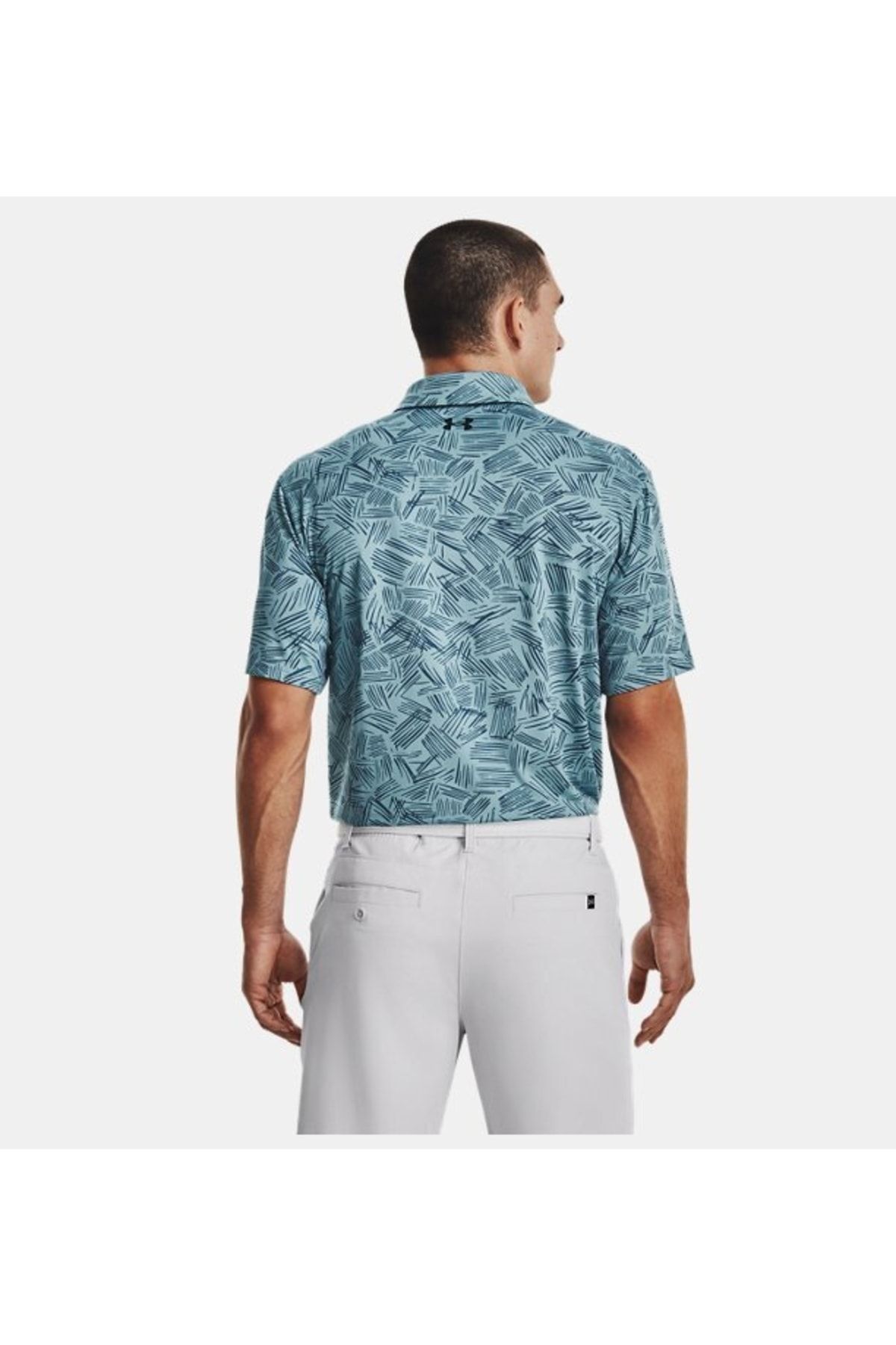 تی شرت آبی مردانه Playoff UA 3.0 چاپی Polo 1378677 400 Under Armour