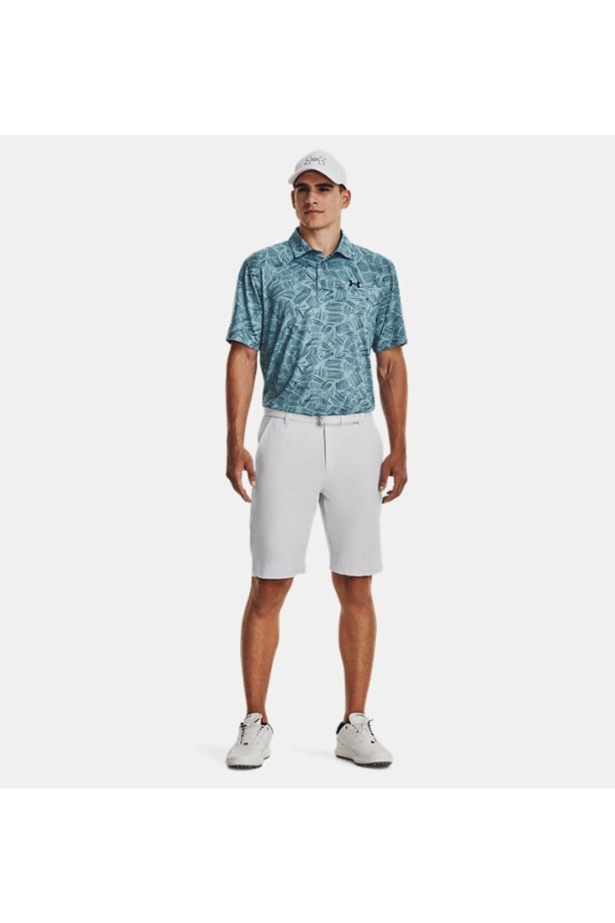 تی شرت آبی مردانه Playoff UA 3.0 چاپی Polo 1378677 400 Under Armour