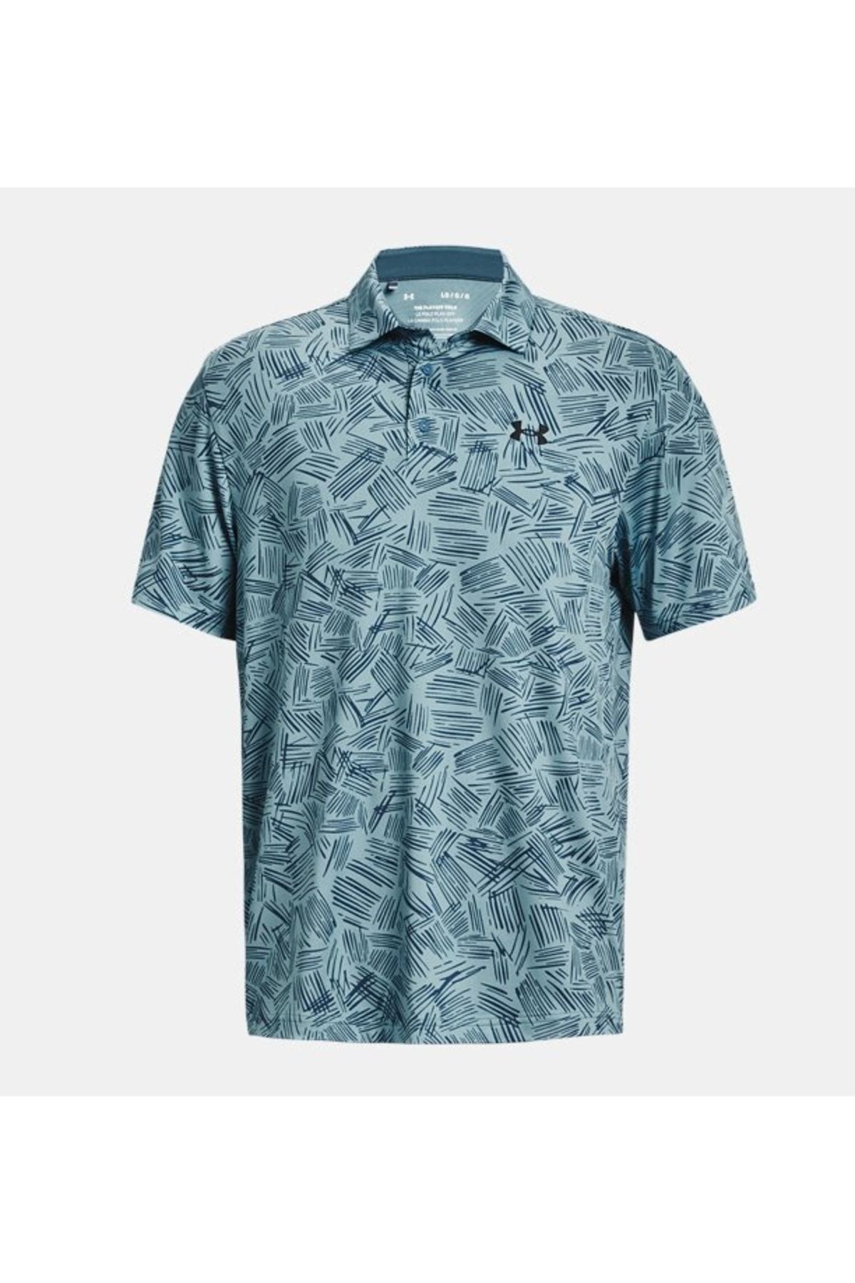 تی شرت آبی مردانه Playoff UA 3.0 چاپی Polo 1378677 400 Under Armour
