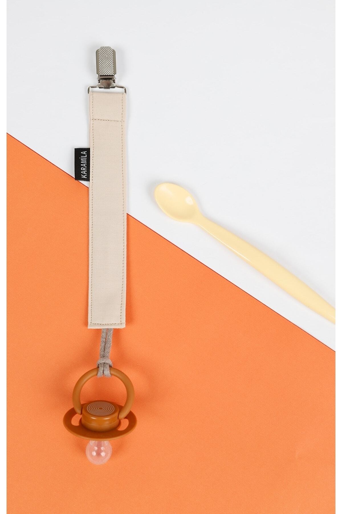 KARAMİLA 3’lü Set Kız Bebek Emzik Askısı - Emzik Zinciri - Emzik Tutacağı fotoğrafı 3 (önizleme)