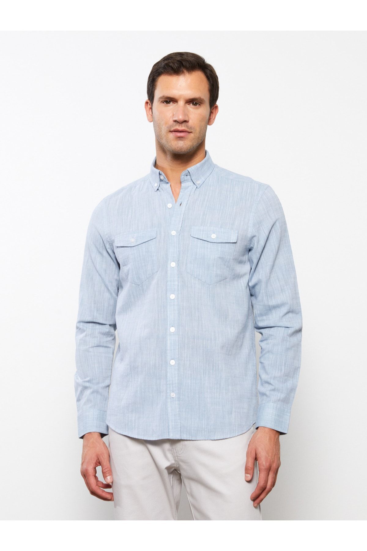LC Waikiki Hemd Blau Regular Fit Fast ausverkauft