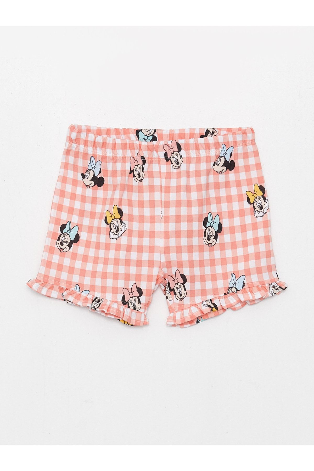 LC Waikiki-Pyjama-Set für Baby-Mädchen mit Kragen mit Minnie- und Mickey-Mouse-Aufdruck 2