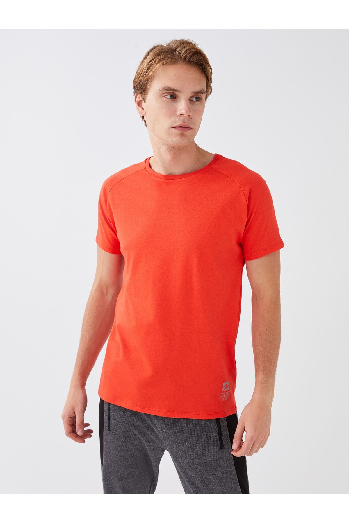 LC Waikiki T-Shirt Orange Regular Fit Fast ausverkauft