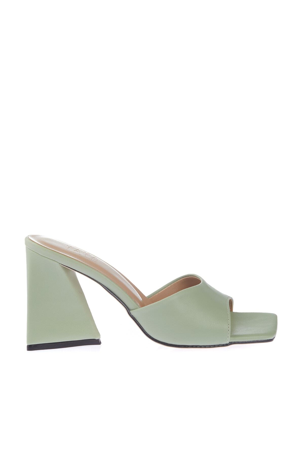 Yaya by Hotiç-Mint Green Women's Slippers 01TEY268690A800 2