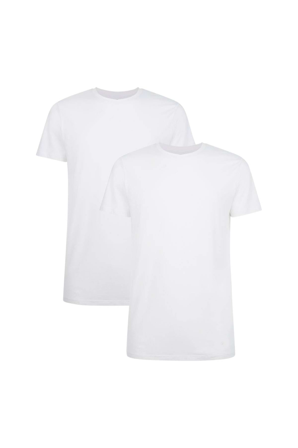 Bamboo Basics T-Shirt Weiß Regular Fit Fast ausverkauft